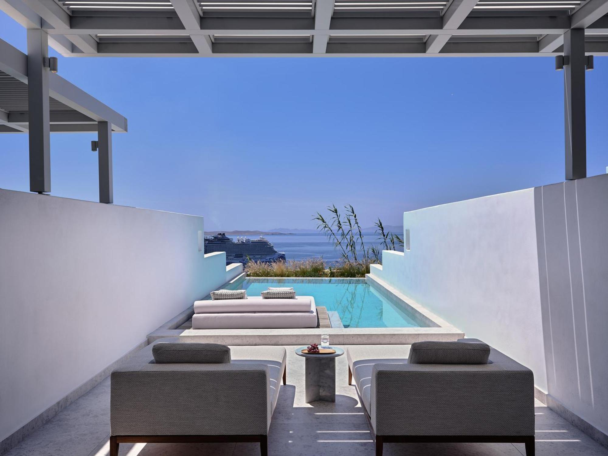 Deos Mykonos - A Myconian Collection Hotel Mykonos Town ภายนอก รูปภาพ