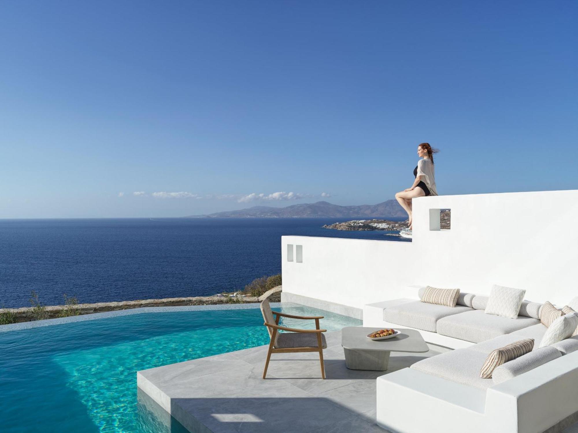 Deos Mykonos - A Myconian Collection Hotel Mykonos Town ภายนอก รูปภาพ